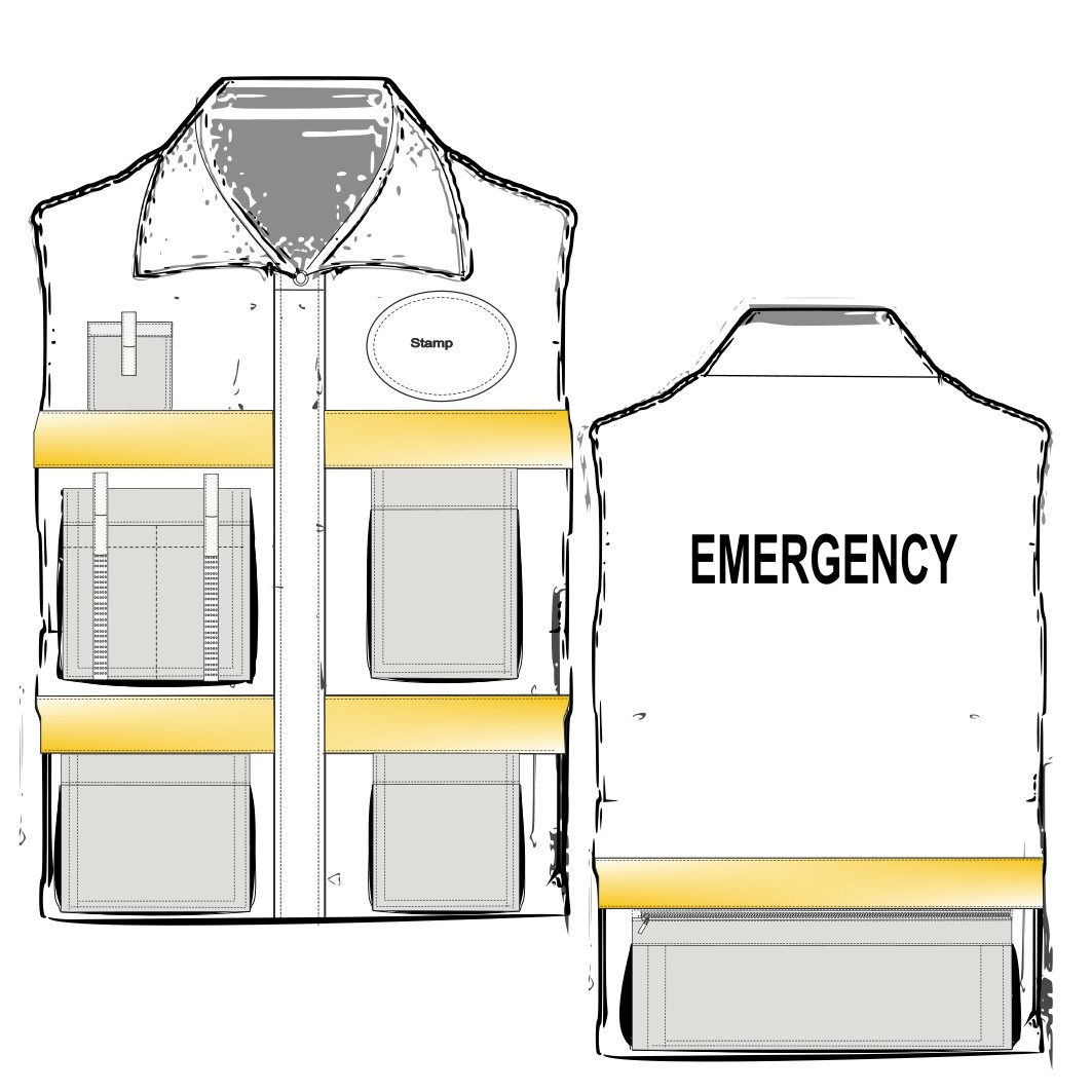 Moldes de confeccion para UNIFORMES Camperas Chaleco emergencia 4697